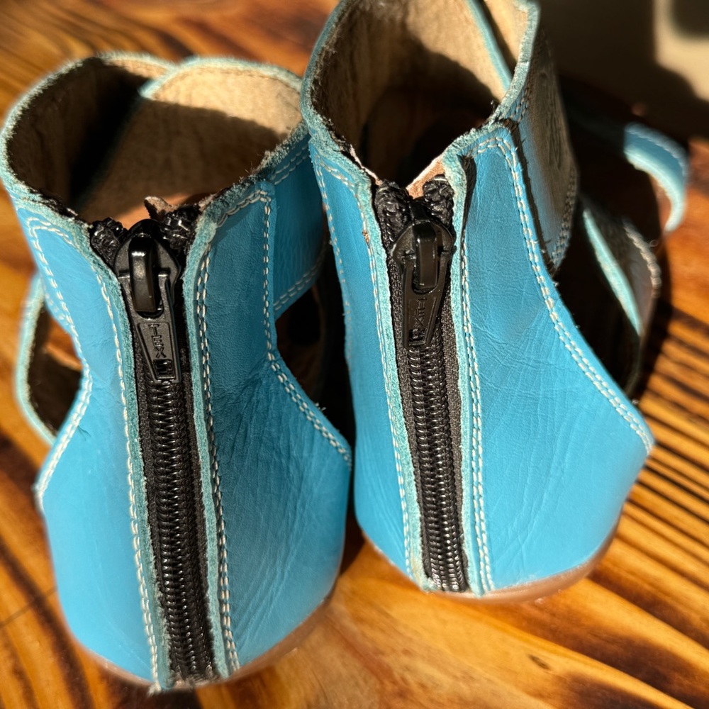 Chic Blue Raramuri Sandals - Picture 5 of 6